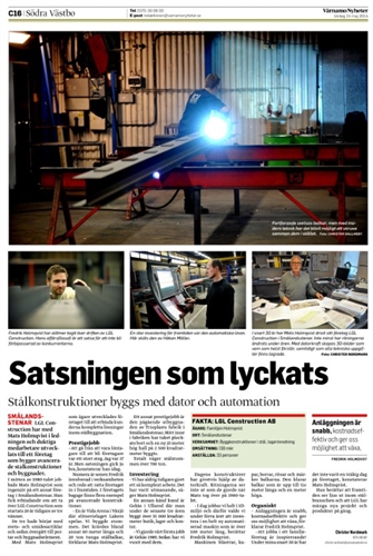 Värnamo Nyheter - LGL Construction.jpg